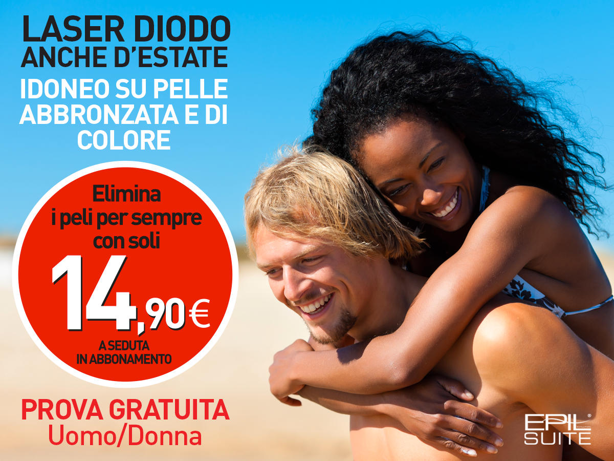 PROMOZIONI ECCEZIONALI, elimina i peli per sempre <strong>a soli 14,90 € a seduta in abbonamento</strong>!